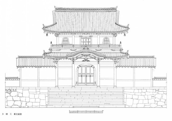 東立面図